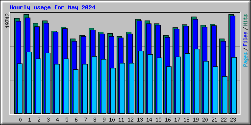 Hourly usage for May 2024