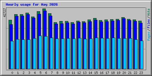Hourly usage for May 2026